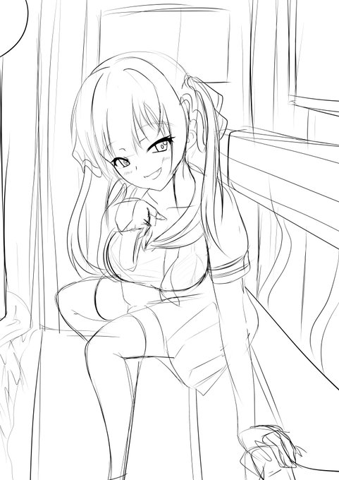 船長にセーラー服着せて雨で濡らしながらショタを誘惑してたら最高じゃね?とかいう安易な発想で描いてます。完成までしばしお待ちを。 