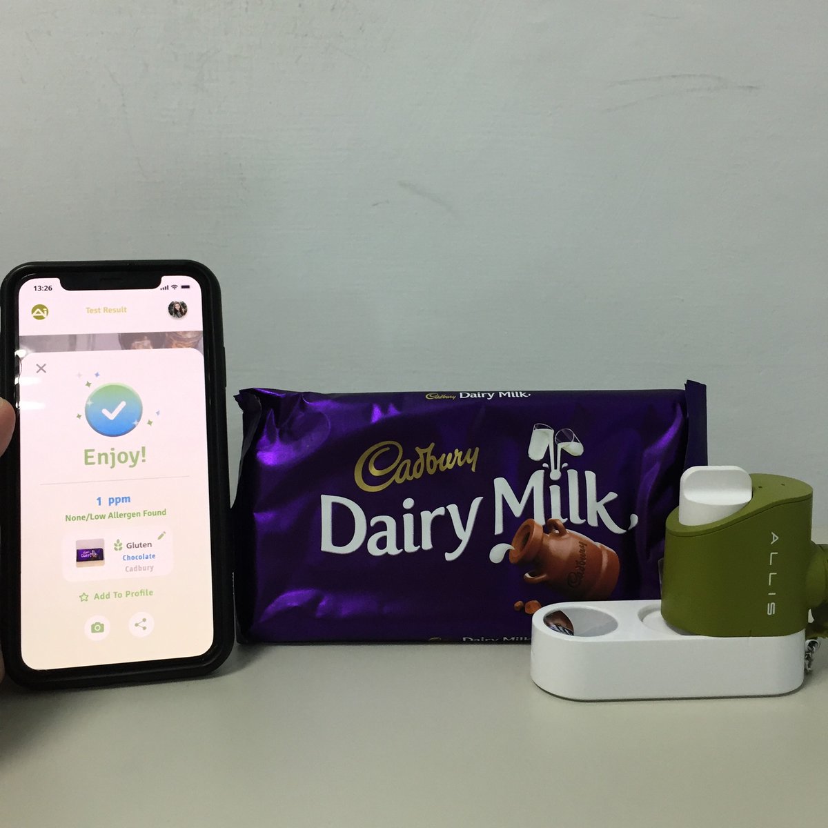 GetAllisSensor's tweet image. Indulge your sweet tooth and snack safely with ALLIS! 😋 What products would YOU like to see us test next?