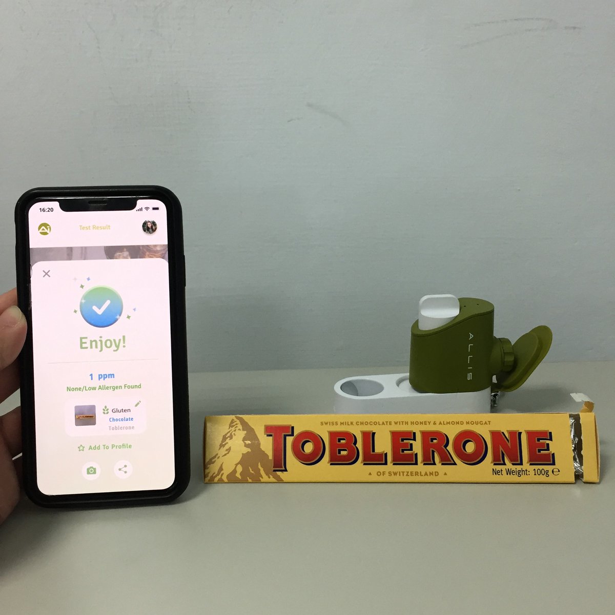 GetAllisSensor's tweet image. Indulge your sweet tooth and snack safely with ALLIS! 😋 What products would YOU like to see us test next?