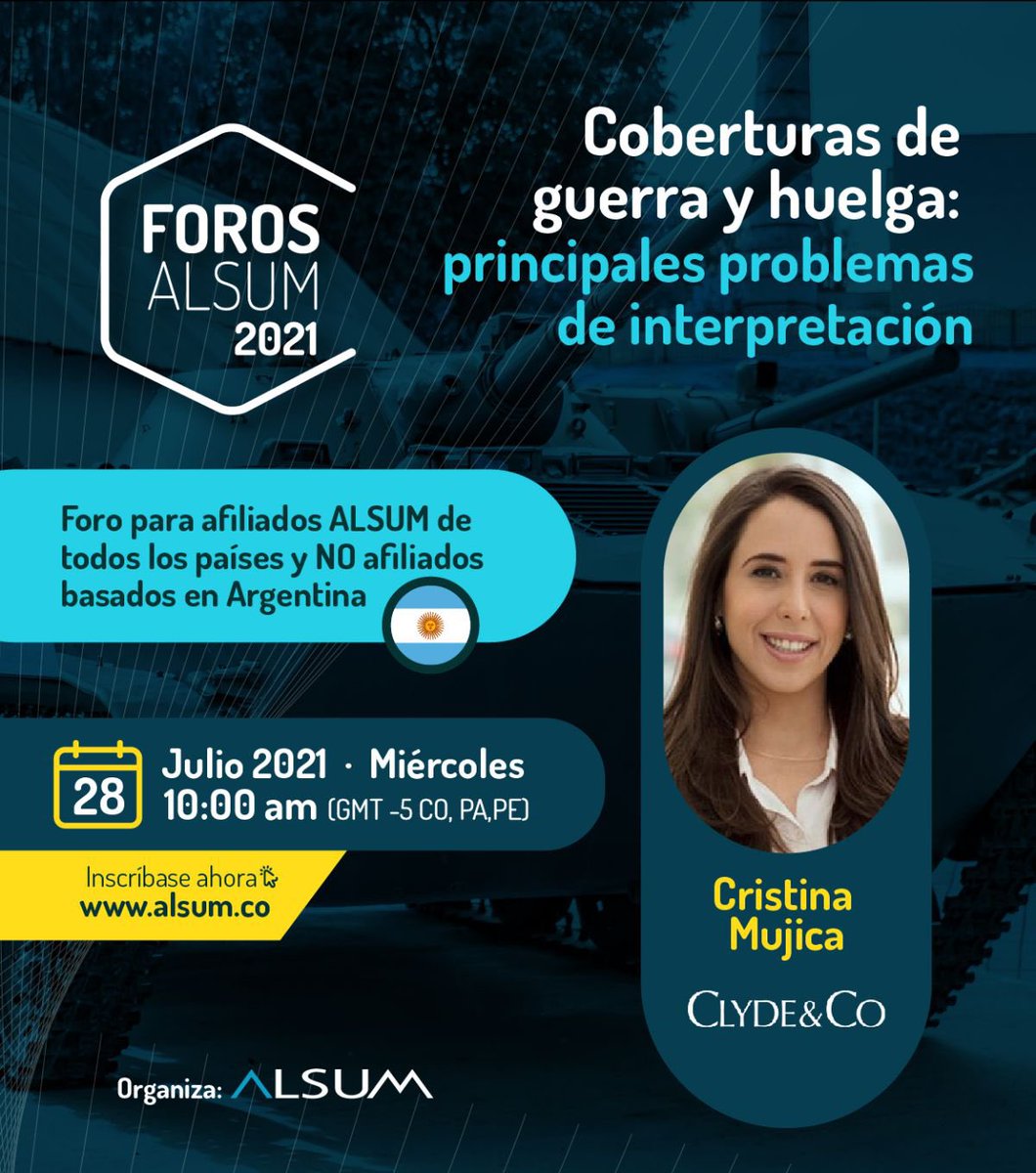 AVDM_CMI's tweet photo. El próximo miércoles 28 de Julio 2021 a las 10AM (hora Colombia), Cristina Mujica, Tesorera en nuestra AVDM, estará conversando sobre coberturas de guerra y huelga en este foro organizado por ALSUM. 

Registro: https://t.co/GBjZLjMwDR https://t.co/5SobaO5W7u