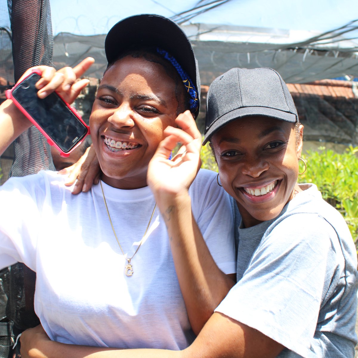 UWICFP's tweet photo. Thank you to our actresses Aisha Davis - @AishaDavismusic (right) and Kehonia Forbes (left) for bringing the script to life. “Instactivist” wouldn't be the same without the vibrant touch these actresses brought. #UWIcommunityfilmproject #UWICFP #UWI #kheamproject  #MSS https://t.co/C1eBJy8bbx