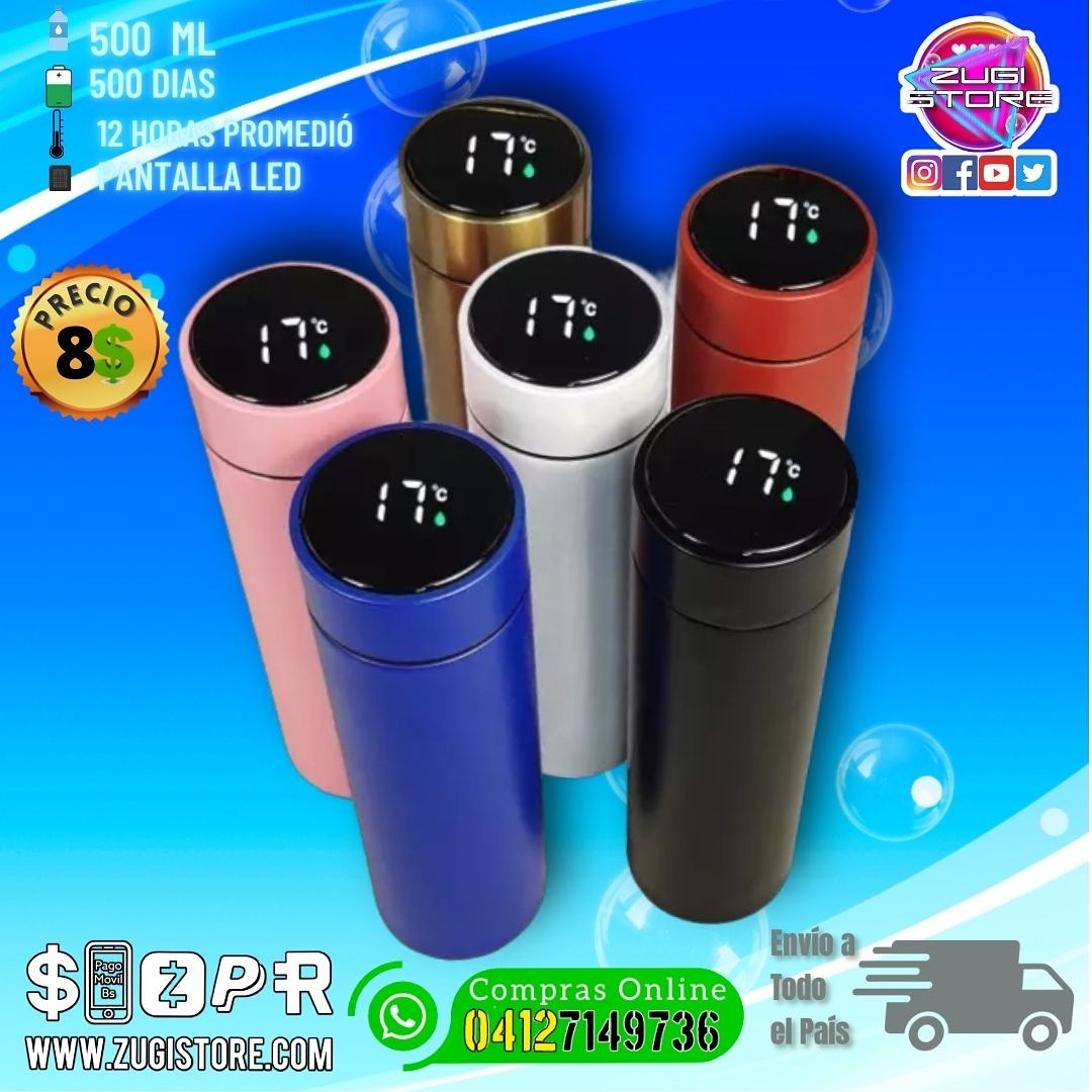 StoreZugi's tweet image. Nada más placentero de tomar agua con tú termo LED inteligente. 🤩

#emprendimiento #Venezuela #deliverycaracas  #caracas #maracay #miranda #vallesdeltuy #baruta #chacao #elhatillo #petare #charallave #losteques #carrizal #sanantoniodelosaltos #guatire #guarenas #higuerote