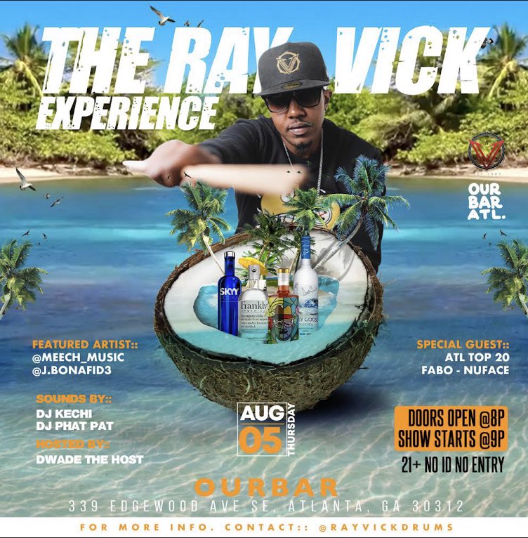 It’s Official, my first RVEXP in ATL 
#rayvickdrums #therayvickexperience #rvexp