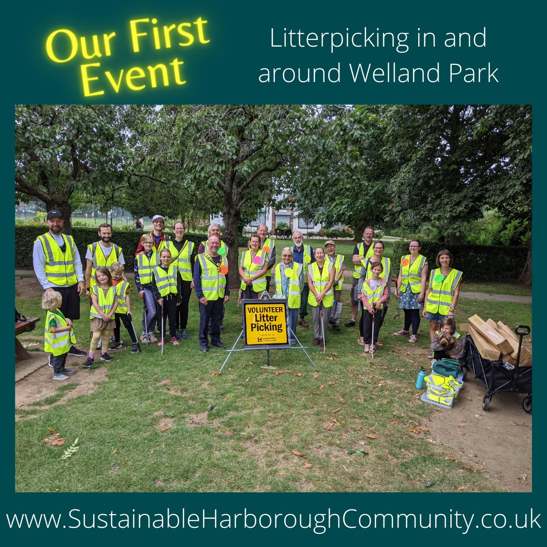 Litter Picking in Welland Park and surrounding areas.
