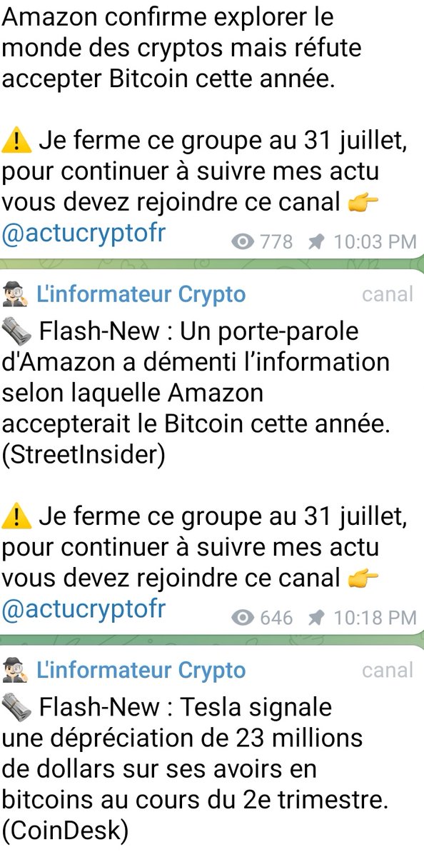 Ça risque de piquer #Bitcoin #BTC