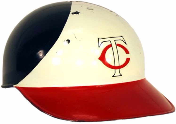 There's only one Minnesota Twins helmet that I'm going to recognize. And this is it.