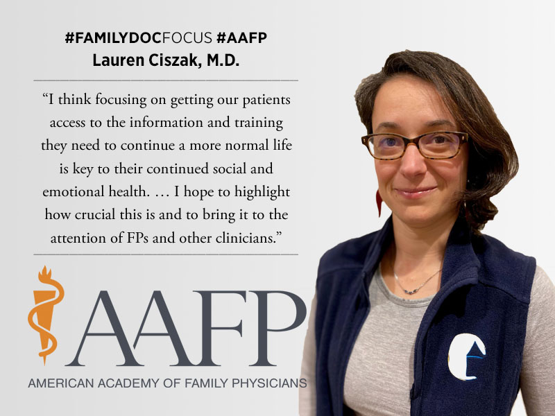 Family physician Lauren Ciszak, M.D., turned her longstanding interest in nutrition into a clinical research project that could improve patients’ physical and emotional well-being.  Learn how: ow.ly/x8F550FE1QS #FamilyDocFocus