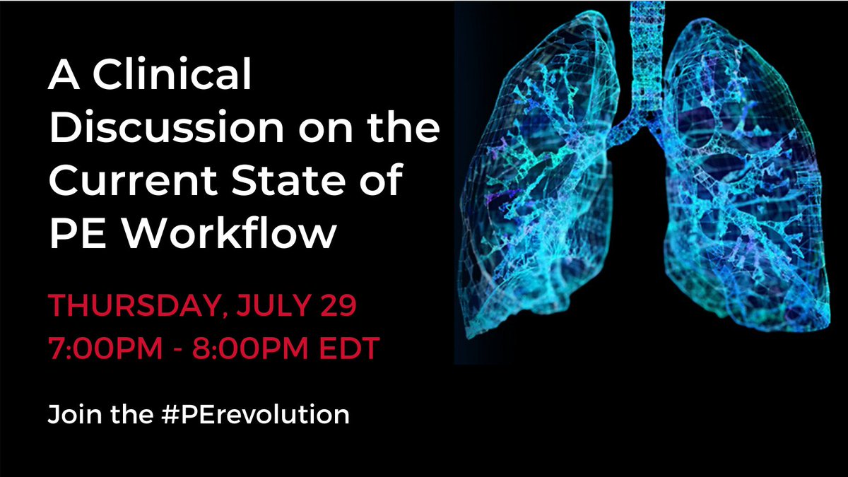 RapidAI (@rapidai) on Twitter photo How can optimized workflow improve outcomes for pulmonary embolism (PE) patients? Find out when Dr. James Benenati of <a href="/penumbrainc/">Penumbra, Inc.</a> moderates a panel of clinical experts in our webinar this Thursday.
Join the #PErevolution and register today! bit.ly/3kYmgeF <a href="/PenVascular/">Penumbra Vascular</a> How can optimized workflow improve outcomes for pulmonary embolism (PE) patients? Find out when Dr. James Benenati of <a href="/penumbrainc/">Penumbra, Inc.</a> moderates a panel of clinical experts in our webinar this Thursday.
Join the #PErevolution and register today! bit.ly/3kYmgeF <a href="/PenVascular/">Penumbra Vascular</a>