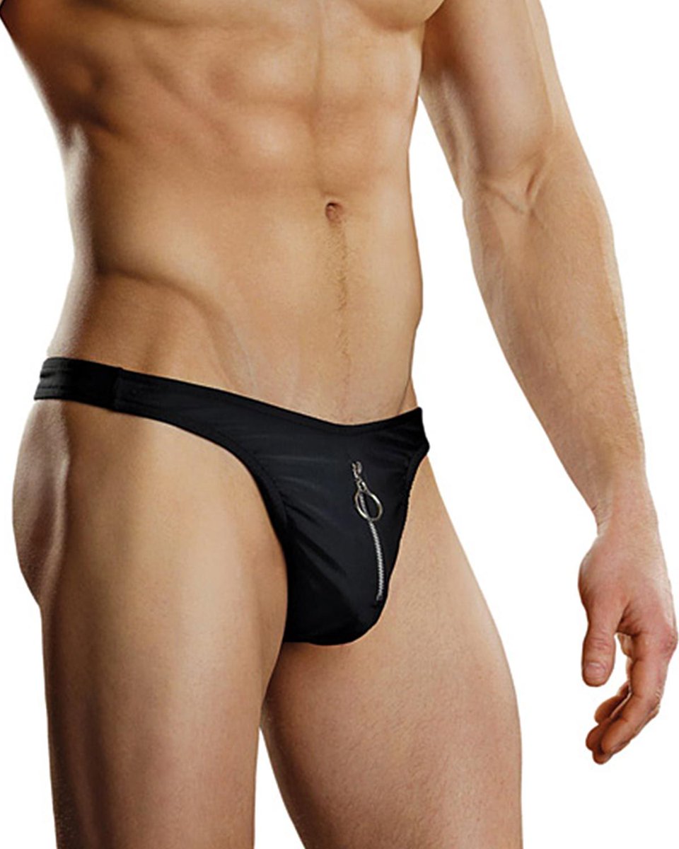 New Arrival: <a href="/MalePowerUSA/">Male Power</a> Nylon Spandex Zipper Male Thong. Sexy styling with unique functional zipper. Super sexy with thong-style high-cut back. Limited time Sale ends July 31: naughtydelight.com/male-power-nyl…