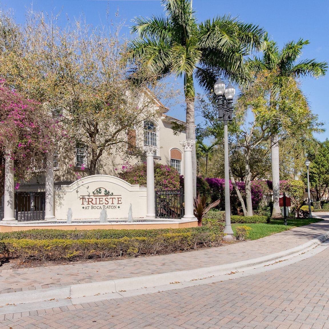 Coming Soon, Trieste East Boca! Asking $779,000 SHOWINGS BEGIN July 30, 2021 Three-story, corner townhome with private elevator, 3 bedrooms, 3.5 baths, impact windows and doors, and a 2-car garage. 24/7 security gated community, community pool. #bocarealestate