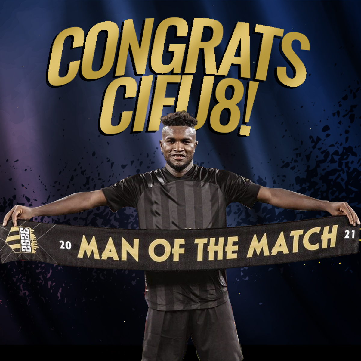 CrossBarXP's tweet photo. Congrats to @JoseCifu51  to be named “Man of the match”. #GoCIFU8 

#LAFC #soccer #barrioangelino https://t.co/eFEzgYCy4S