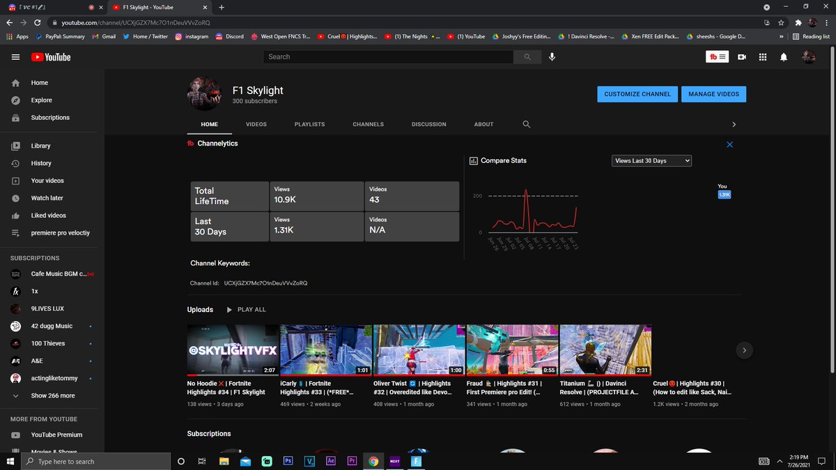 skylight_fn's tweet photo. 300 subs 🎉🎉🎉. Road to 400  like the recent https://t.co/bhHlbD3RXq