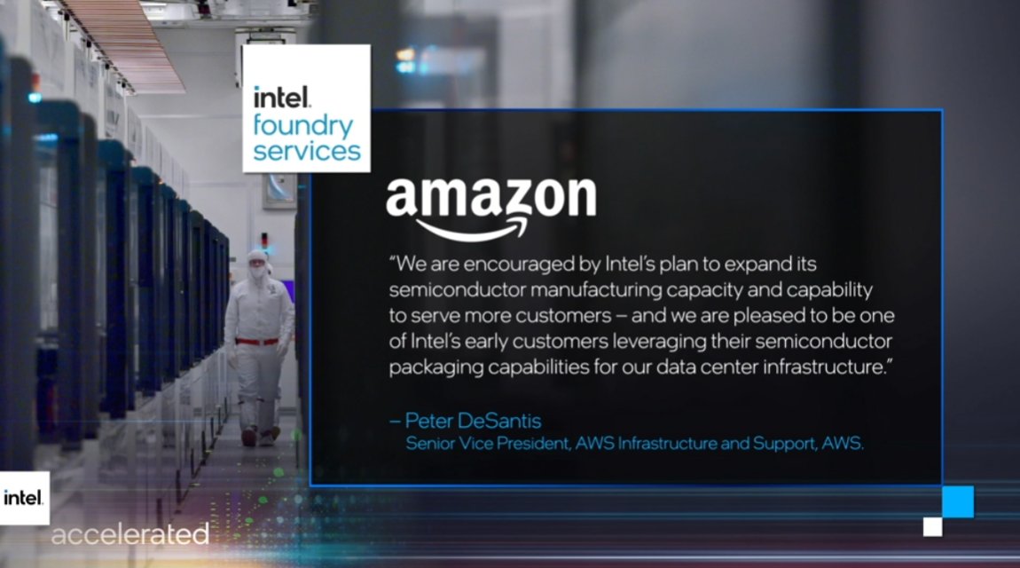 anshelsag's tweet image. Boom goes the dynamite, @Intel Foundry Services announces @Amazon and @Qualcomm as customers. #IntelAccelerated
