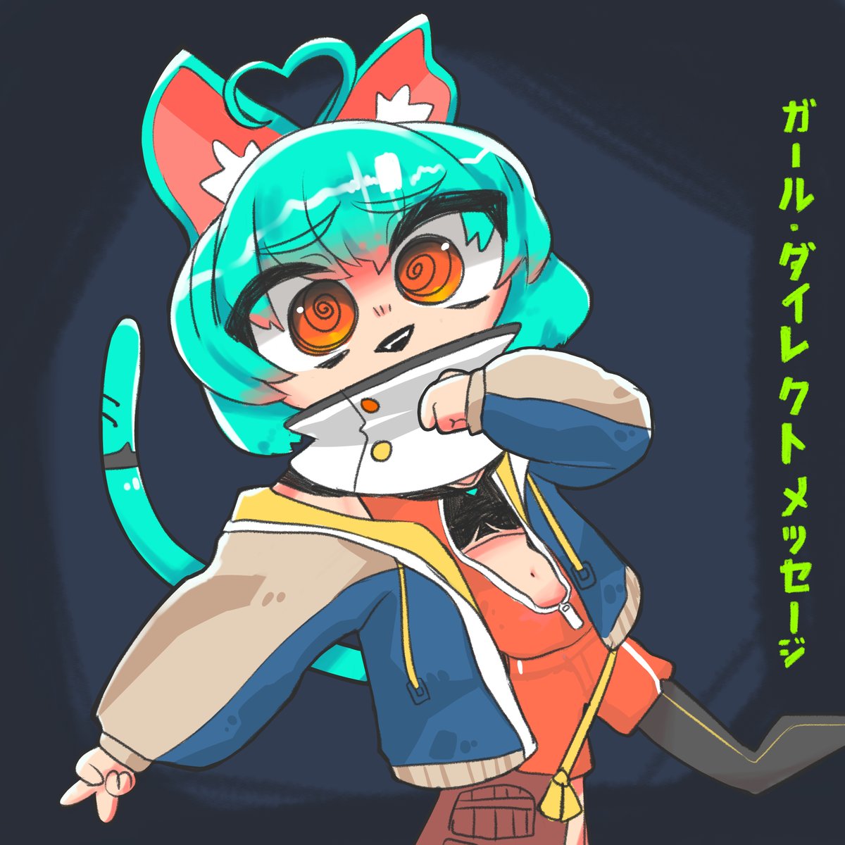 Azuharts's tweet photo. MayoCatGirl MayoCatGirl MayoCatGirl  #girl_dm_art https://t.co/e4Bqx83twg