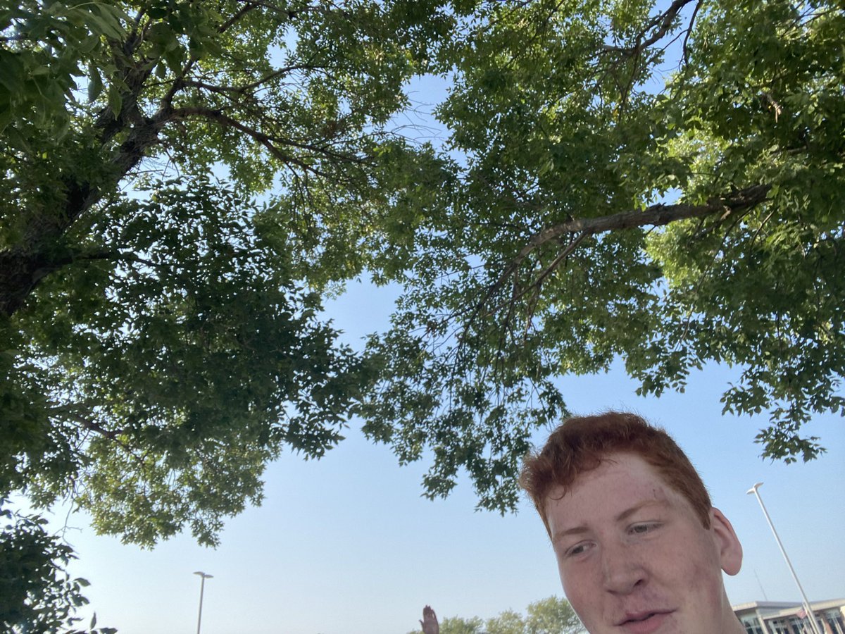 MNTrumpets's tweet photo. First day of varsity band camp was a success! We learned that Ethan does not know how to use a camera! @MNHS_Band https://t.co/NR800pmXra