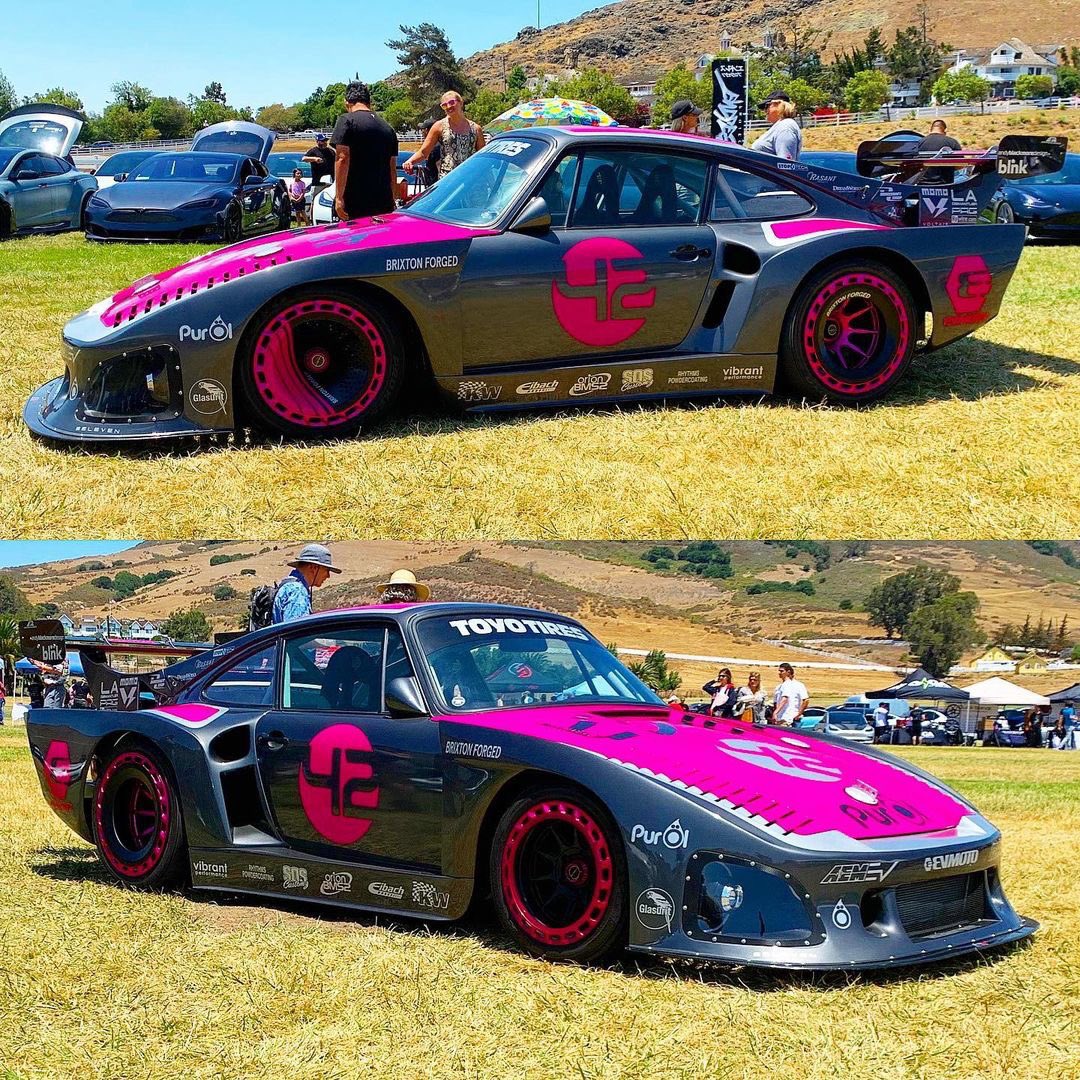 bisimoto's tweet image. Looks fast, standing still.
The 636hp #Bisimoto Porsche 935 #K3V.