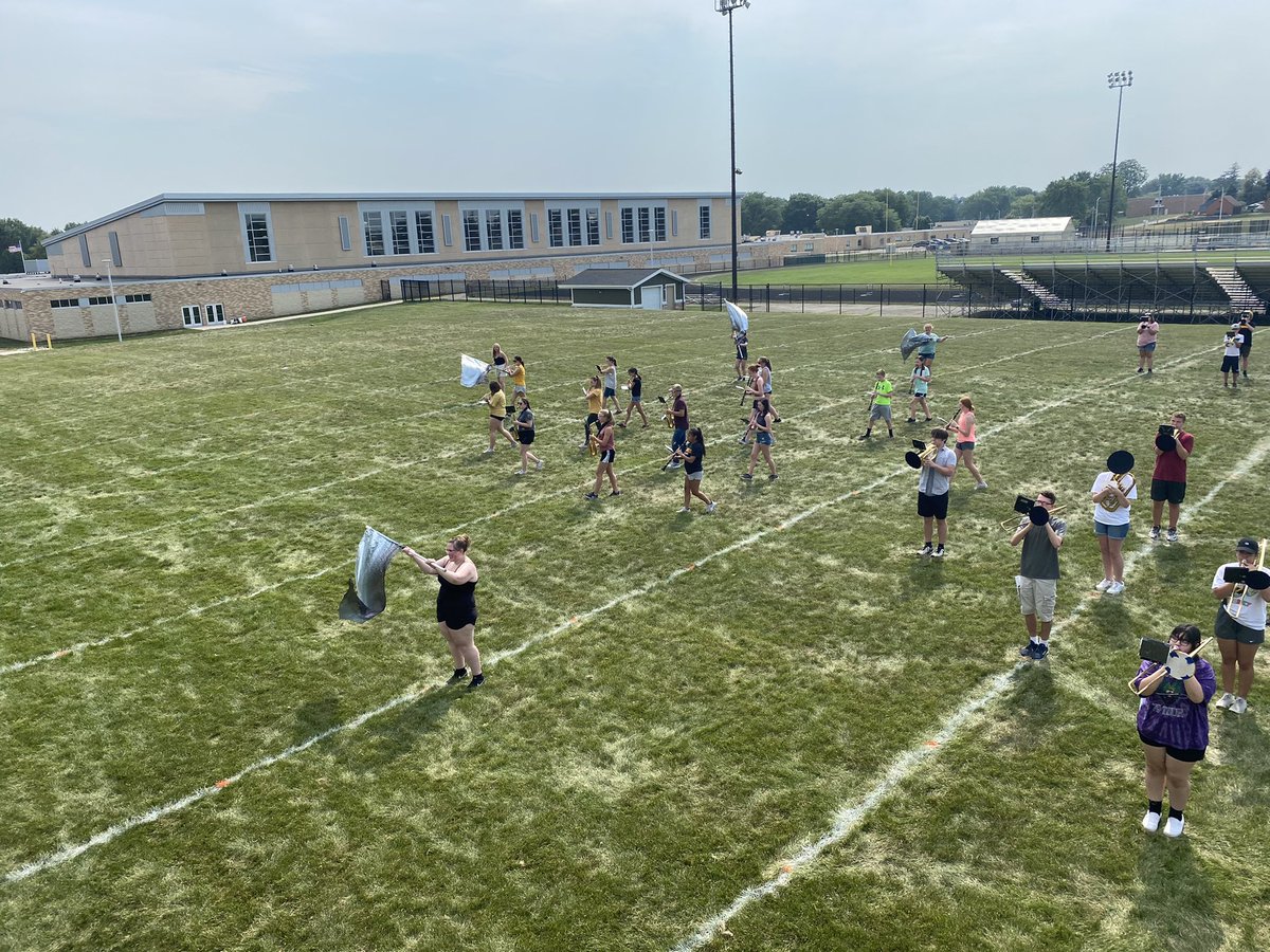 First day of band camp 2021!  It’s been 2 years since our last one, and it was great to be out there again.