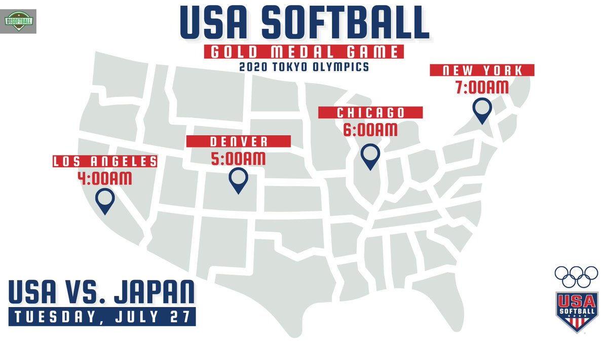 D1Softball's tweet photo. Hey Siri... set my alarm for the gold medal game ⏰

#TokyoOlympics https://t.co/oKWRWdVlEk