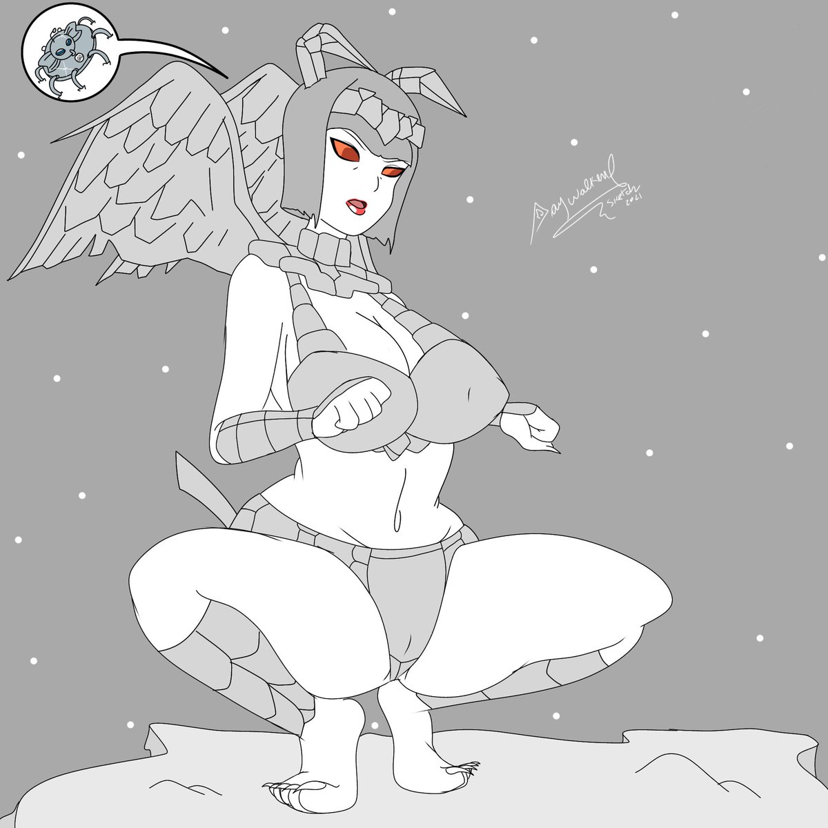 daywalkerrl's tweet photo. To boomerang96 in DA
I had it pending 😅👍
#fanart #sketch #anime #manga #monsterrancher #granity #MonsterGirls #ecchi #mindcontrol #censured #commissionsopen #Commission #Request #ecchi #lewd https://t.co/wQRigONYBj