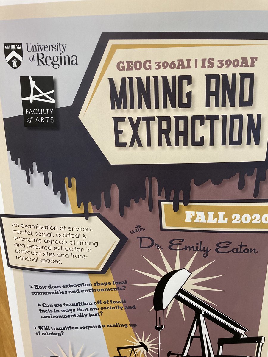UofR students: interested in understanding the enviro crises in front of us? In this course (GES 396AI or IS 390AF) we outline the enviro + human rights crises of fossil fuels and mining and explore the solutions. Please retweet - need more students!