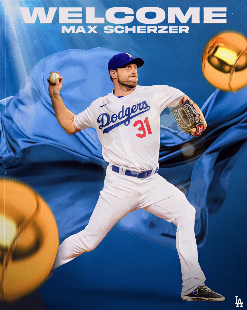 littlefoot🦕 on X: BREAKING: Max Scherzer has been traded to the Los  Angeles Dodgers. Welcome to LA Max!  / X