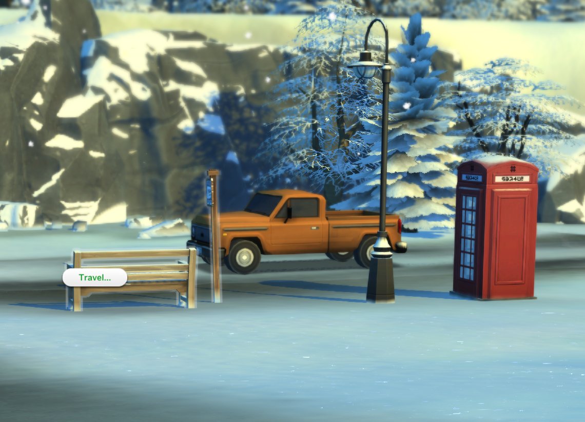 NhimSim's tweet photo. How cute - The little bus stops in Henford-on-Bagley has a Travel... option ♥️ https://t.co/HDjE6alJ9B