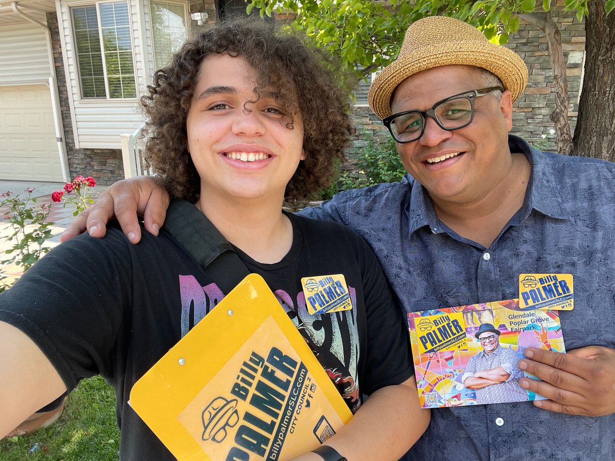 BillyPalmerSLC's tweet photo. Weekend recap: Hit the doors w/ my son Savion then enjoyed the 3-0 #RSL victory. What a weekend!
Ready to join the campaign? Sign up online at https://t.co/tO2s4Cva2M to join Team Billy!
#loveSLC #realsaltlake #westsideSLC https://t.co/2l2OJ4B6v0