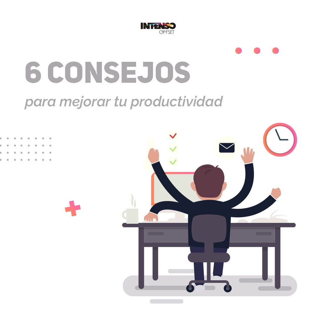 IntensoOffset's tweet photo. ✅Haz una lista de #tareas

✅Establece el #tiempo de entrega

✅Realiza una tarea a la vez

✅Prioriza por urgencia

✅ Haz #descanso en el #trabajo cada 50 minutos

✅Mantén visible solo lo importante

Cuéntanos... ¿Haz puesto en práctica algunos de ellos ya? ☺️ https://t.co/6eBroc6jgU