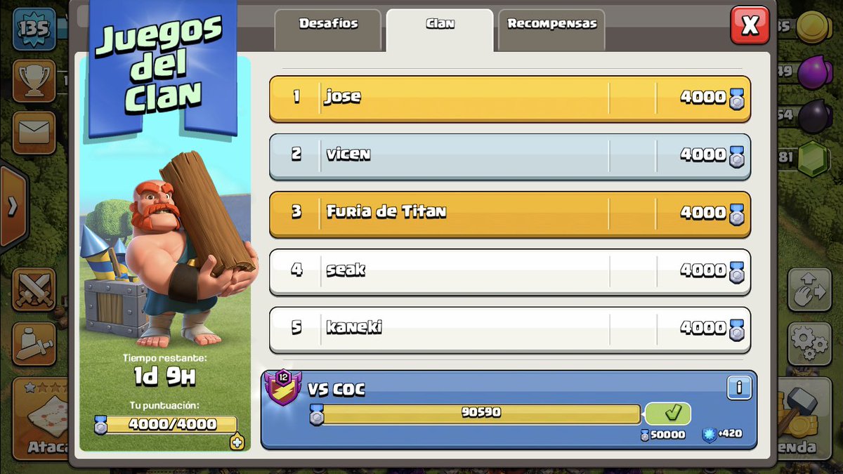 VSCOC1's tweet image. Juegos más que completados y victoria ajustada ante un rival muy disciplinado y organizado. SEGUIMOS CRECIENDO! 
GO🆚⭐️💪🏻

Si quieren unirse al clan es el momento tenemos dos vacantes libres, y en 5 días comienza la cwl… yo no digo na y lo digo to!🤣🤣