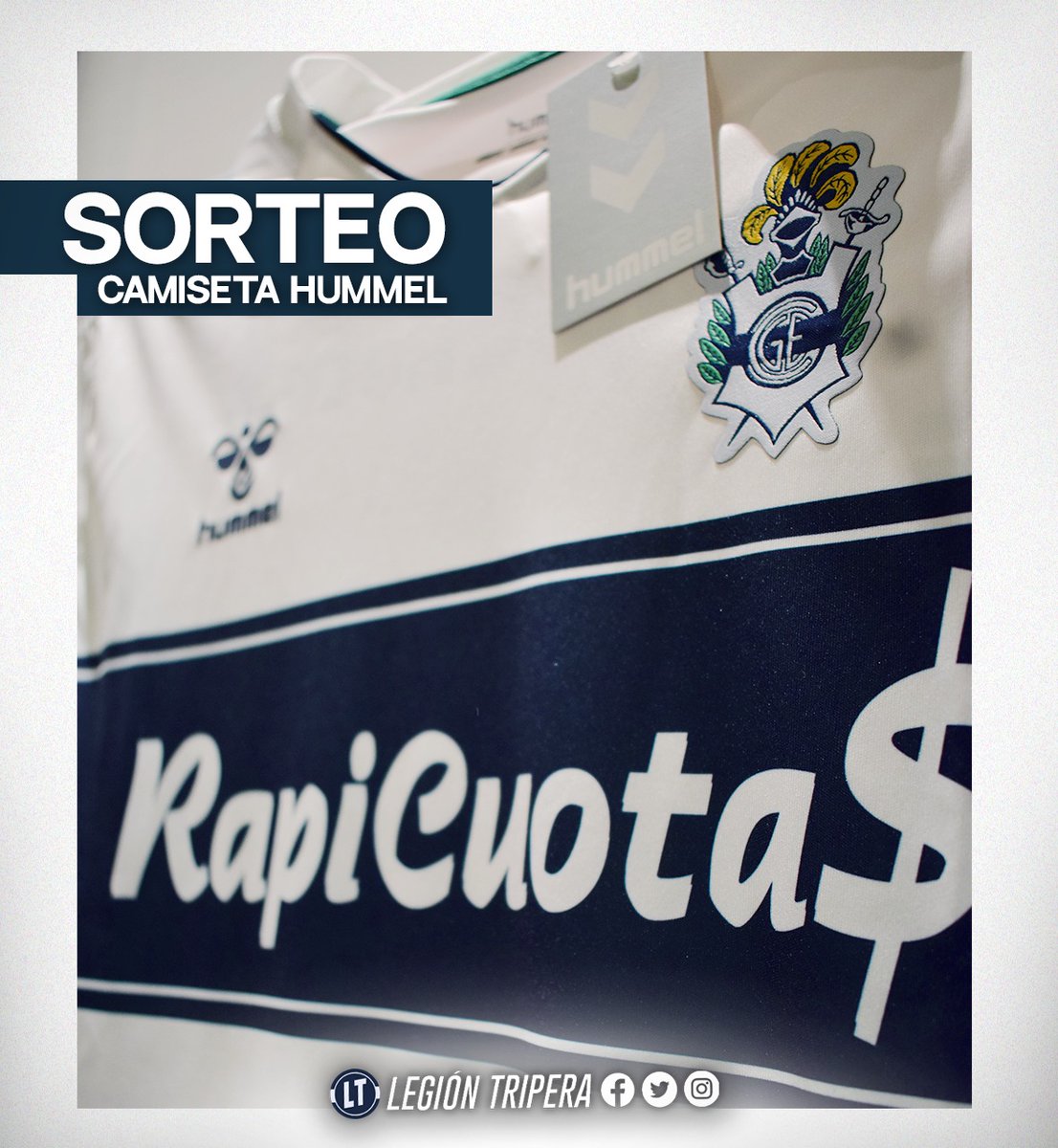 🐺👕 SORTEAMOS UNA CAMISETA ORIGINAL DEL LOBO
Te invitamos a participar del sorteo de Legión Tripera para ganarte una camiseta ORIGINAL de Gimnasia, la nueva titular de Hummel. 

Entrá a nuestro Instagram y enterate cómo participar. #GELP 💙 

instagram.com/legiontripera?…