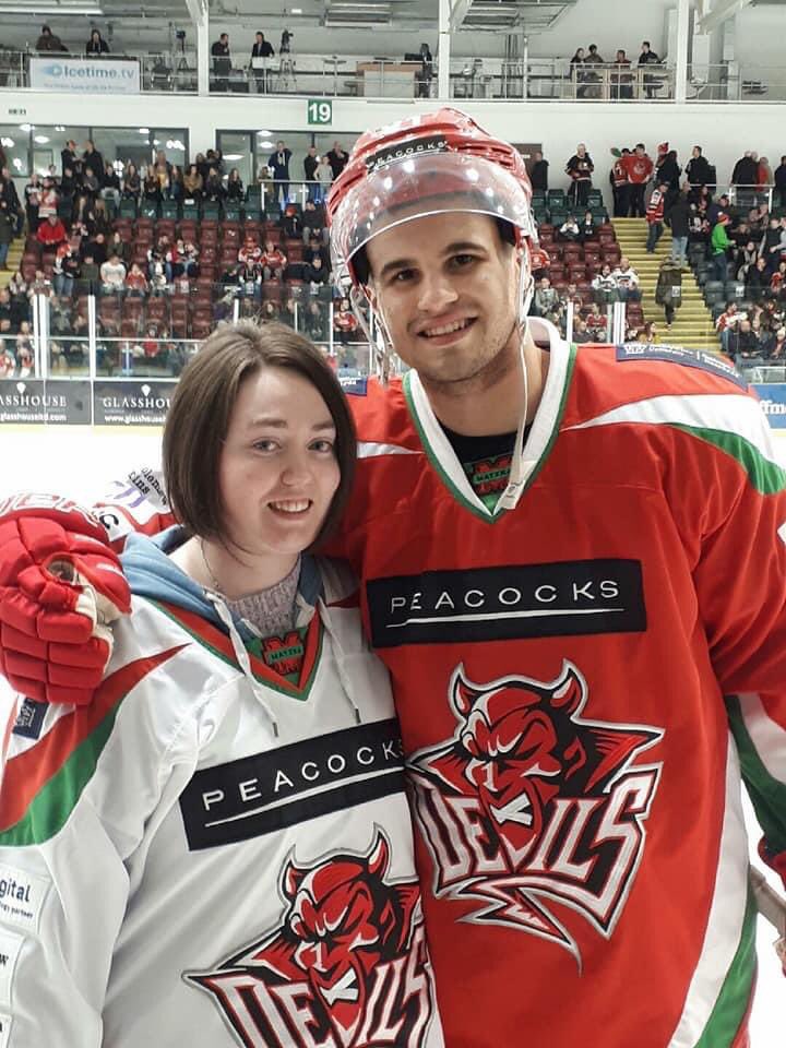 Looking through old memories like these are priceless ❤️💙 #cardiffdevils #icehockeyplayers