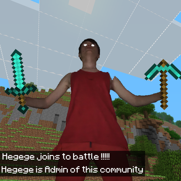 taxer760's tweet photo. ANO BRATŘI !!! Hegege je admin v naší komunitě ! Hlídá náš youtube chat a discord den co noc ! Má takové síly že ti usekne svým givnutým diamečem i předkožku na zádech !!!! 
#Minecraft #Discord #YouTube #Admin #Gaming  #CzechRepublic https://t.co/gfMSfCH0g7