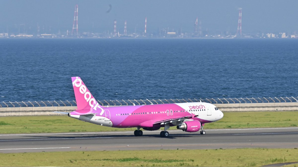 中部国際空港セントレア S Tweet Peach461便が新千歳に向けて離陸です 桃色の機体が鮮やかです 明日は 土用の丑の日 ですね Peachはセントレアにも店舗があるひつまぶしの名店 まるや本店とコラボキャンペーン開催中です 明日はセントレアでpeach御膳いかがです