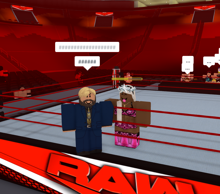 ROBLOXWWE_'s tweet photo. OH MY! #BritneyBelair makes her return to RAW and steps up to Challenge @Sandriees Cargill! Unfortunately for her, Sandra Cargill breezes through Belair with a Squeaky Clean 2-0 Sweep and loses no money here tonight! #RAWLiveCoverage https://t.co/S52eggFHg7
