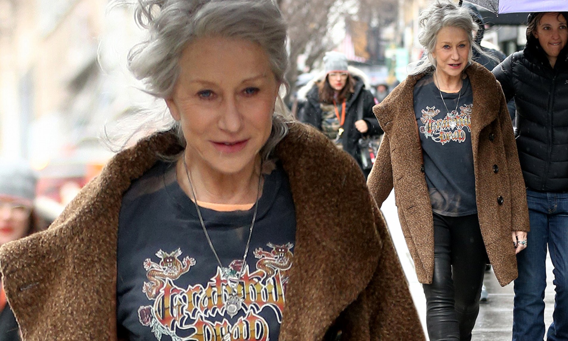 Happy Birthday Helen Mirren 
(nice shirt) 