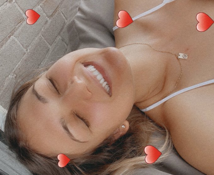 Here&rsquo;s how much I love to show you my titties haha look how big my smile is 😏😁  Find them now on https://t