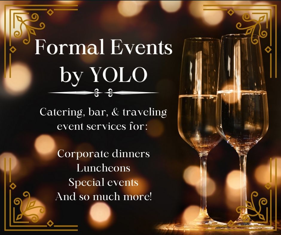 EventsByYolo's tweet photo. Events by YOLO would love to host your weekday corporate luncheon or dinner! We can do both on and off-site events AND catering with a host of customization options to choose from. 

Contact us to book your next event! https://t.co/vx82oSNTHa