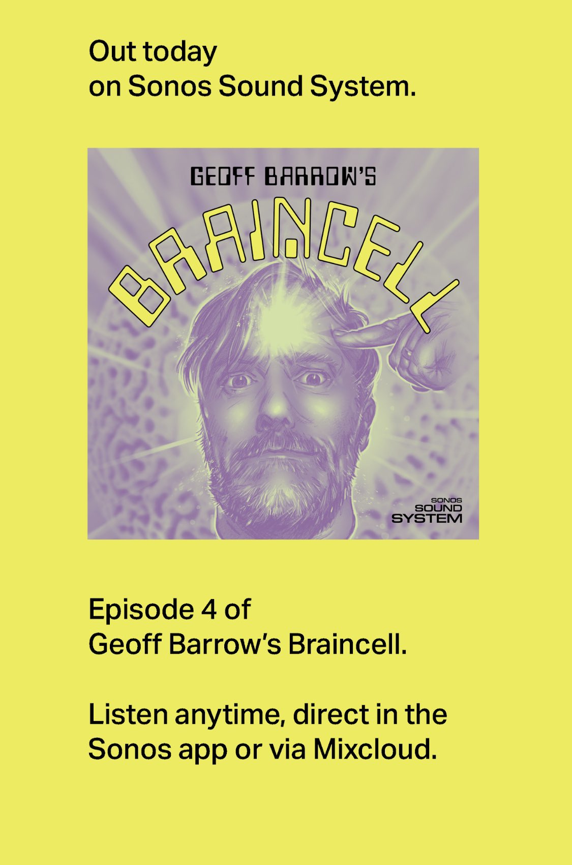 🏴‍☠️ Geoff Barrow 🏴‍☠️ on Twitter: "So here is No4 of my BRAINCELL show for Featuring Billy's Banger with @fourstringer and a load of tunes from my flickering BrainCell https://t.co/mISzGXhLQ6 https://t.co/mFeILrWROA" /