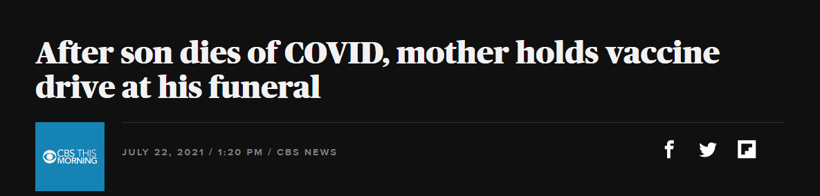 OregontheDM's tweet photo. For the love of anything precious please retweet this and maybe it can convince someone to get the vaccine so their parents don't have to host a drive over their kids grave.....   please I'm begging you folks get the vaccine no parent wants a dead kid. https://t.co/sof6mk0TZr