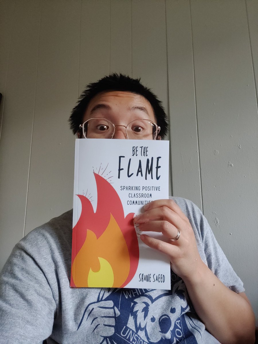 Got myself @saeed_shane's book today! Just in time for back to school. Based on what I've read so far, I already know it's going to help me build a conflagration of a classroom community. 🔥🔥🔥