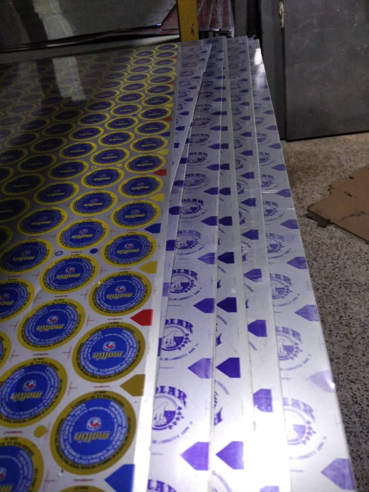 Material hojalata pata empacaduras, mcbo.