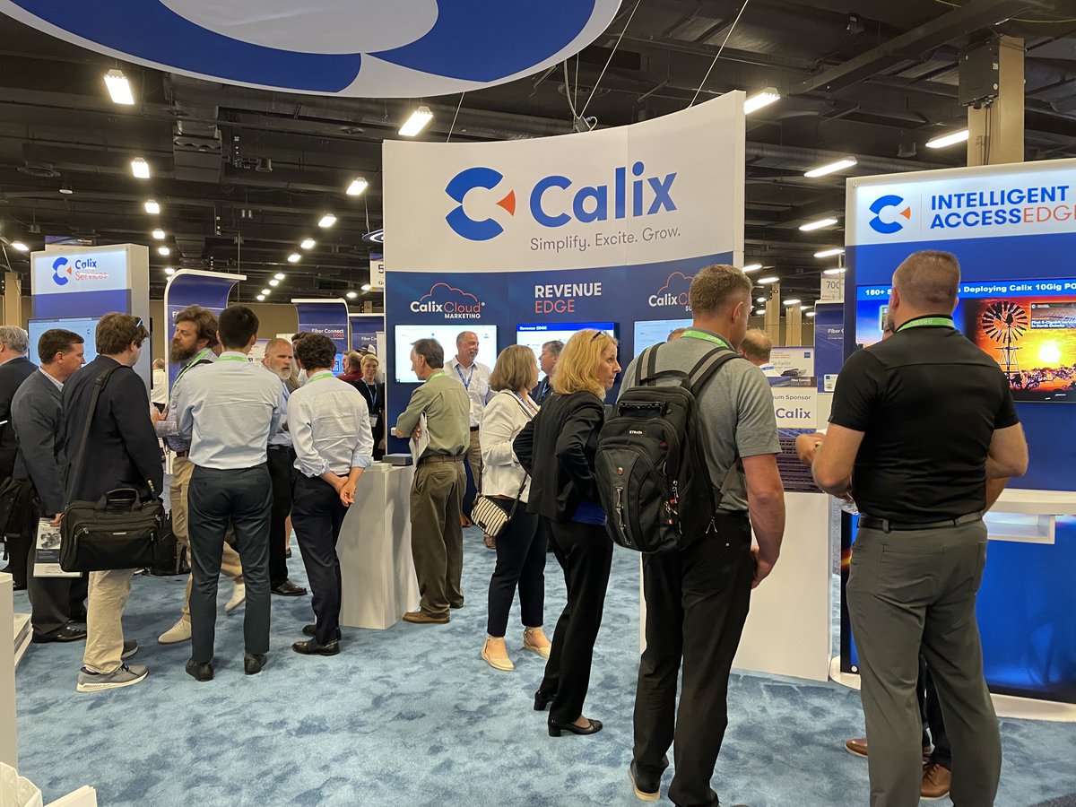 We had a great day here at #FiberConnect2021 with our customers. Be sure to stop by and say hello to our team at booth #415 tomorrow!