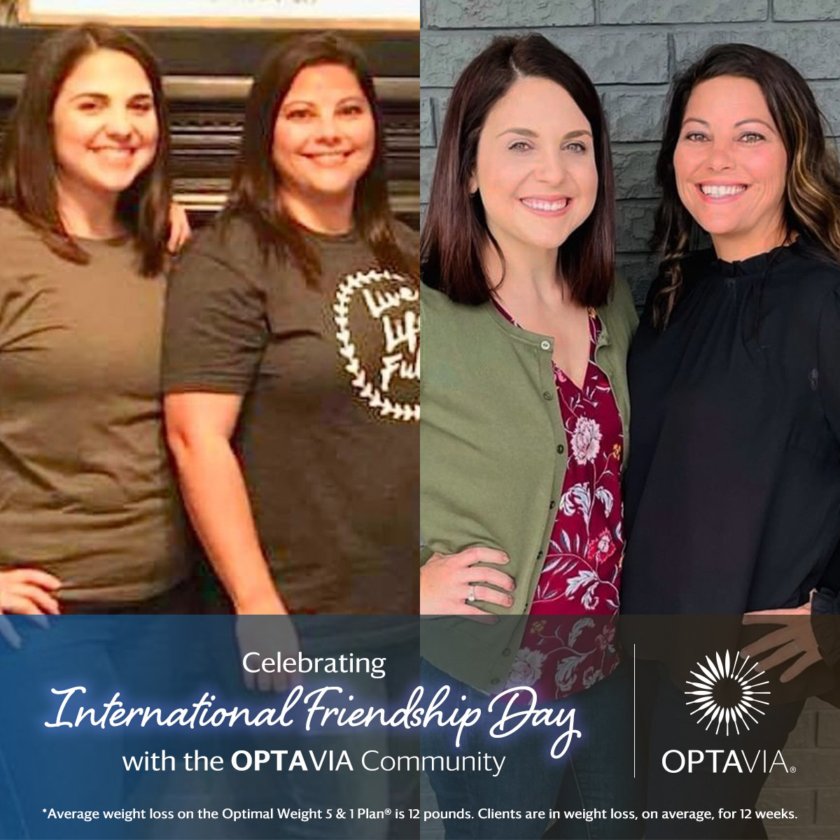 Independent OPTAVIA Coach Brittany & her friend Missie bonded even more...