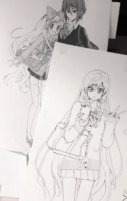 配信者とファンのかわいいラブコメを描く気満々だったときのヒナをみてよ。 