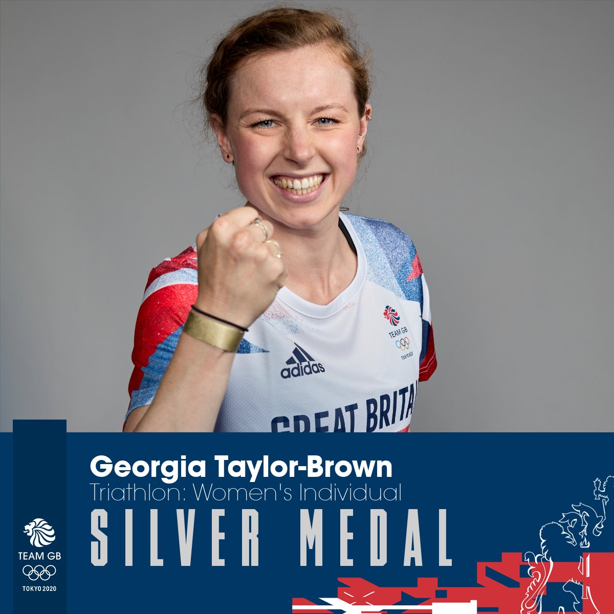 What a comeback.

<a href="/georgiatb/">Georgia Taylor-Brown</a> fights back from a puncture to claim a sensational silver 🥈

#TeamGB
