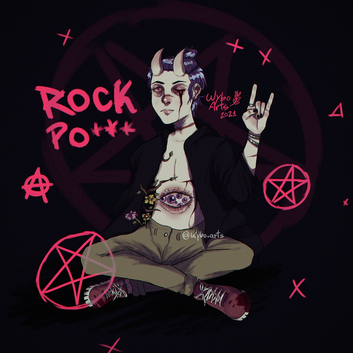 wybo_arts's tweet photo. ROCK!! 🤘🤘

(💟+🔁=😳🤘) https://t.co/KDslJrDcTe