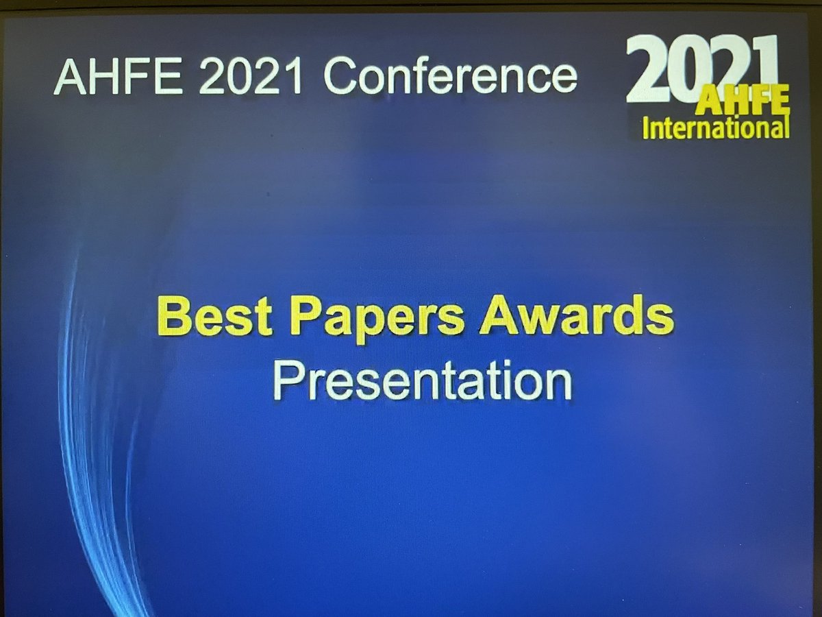 Award day! “Designing from the Inside Out” wins a Best Paper award from Applied Human Factors &amp; Ergonomics (AHFE) conference today - congrat’s to my co-authors Kaz Yamazaki <a href="/designkaz/">KAZ Yamazaki/Smile Experience / X Design Academy</a> Todd Hoskins <a href="/toddhoskins/">Todd Hoskins</a> Jim Kwolyk <a href="/kwolity/">James Kwolyk</a> &amp; Stacey Baer #designthinking