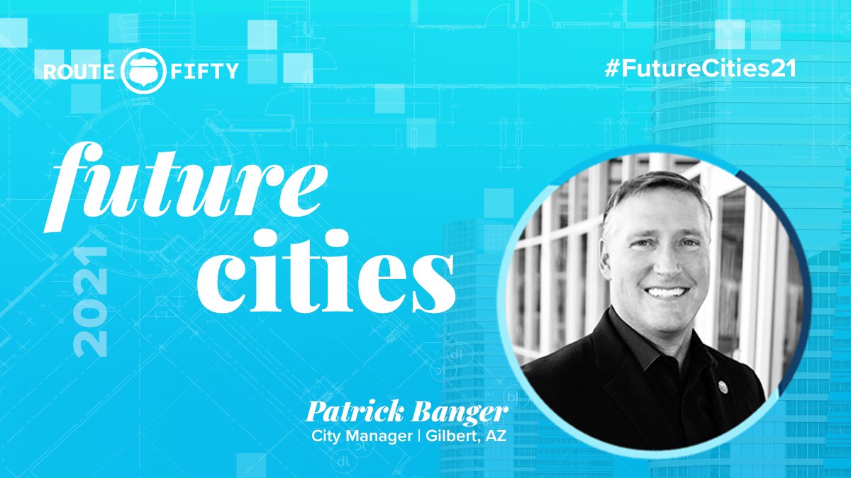 I’m speaking at @RouteFifty’s #FutureCities2021 this Thursday, July 29th, kicking things off with a City Manager's Spotlight.

I’ll be discussing my goals for #GilbertAZ and how I plan to get there. 

Join me: bit.ly/FutureCities20…
Learn more: rffuturecities.com