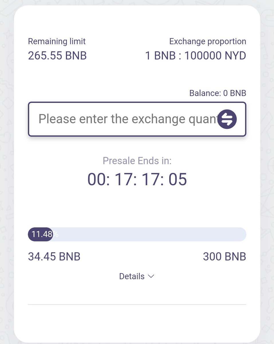 🚨🚨🚨🚨🚨🚨🚨🚨🚨
Needy Token Hours left until the end of the 1st Phase Pre-sale😯

Phase 2 will start right after Phase 1 is over🔥😎

Hurry up so you don't miss the pre-sale⌛

Needy Token makes you happy 🥰

$NYD #Needy #NeedyToken #BSCGem