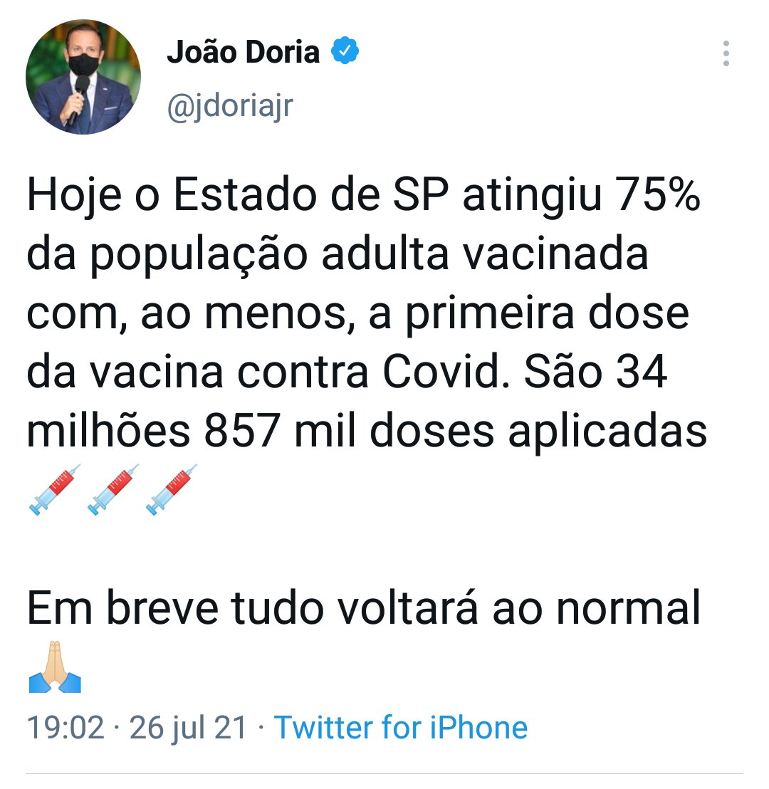 PSDBCampinas's tweet photo. São Paulo na vanguarda da vacinação. https://t.co/4o5mCGWW2F
